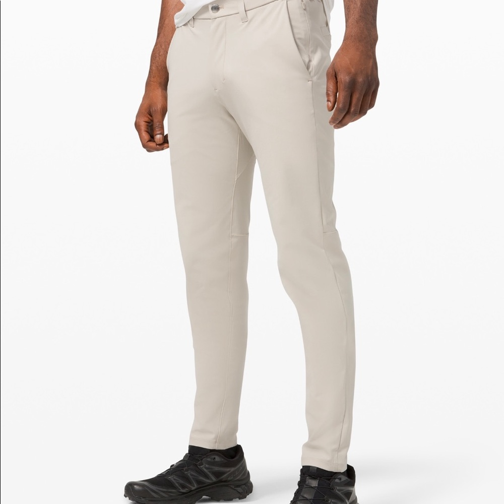 Lululemon Commission Pant Slim 32x34 Light stone - Picture 6 of 15